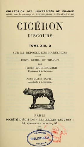 Tapa de Discours