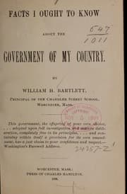 Tapa de Facts I ought to know about the government of my country