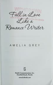 Tapa de Fall in love like a romance writer