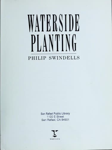 Tapa de Waterside planting