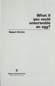 Tapa de What if you could unscramble an egg?