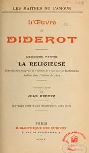 Tapa de L'Oeuvre de Diderot