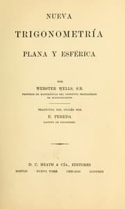 Tapa de Nueva trigonometría, plana y esférica