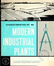 Tapa de Characteristics of 63 modern industrial plants