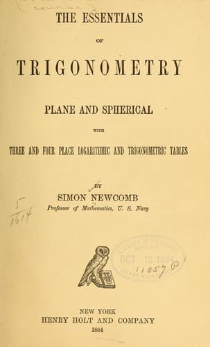 Tapa de The essentials of trigonometry