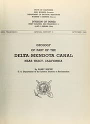 Tapa de Geology of part of the Delta-Mendota Canal