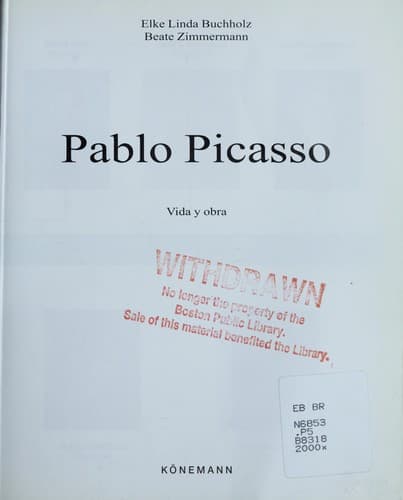 Tapa de Pablo Picasso
