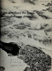 Tapa de Geology of the Desert Hot Springs-Upper Coachella Valley area, California