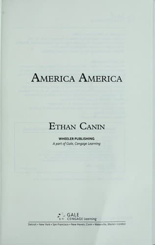 Tapa de America America