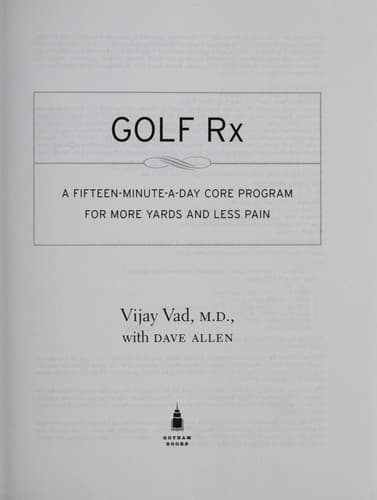 Tapa de Golf Rx