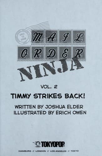 Tapa de Mail order ninja