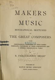 Tapa de Makers of music