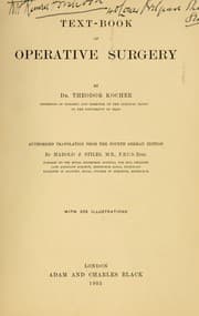 Tapa de Text-book of operative surgery