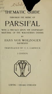 Tapa de Thematic guide through the music of Parsifal