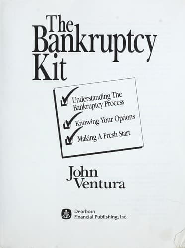 Tapa de The bankruptcy kit