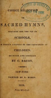 Tapa de Choice selection of sacred hymns