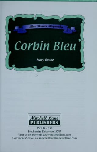 Tapa de Corbin Bleu