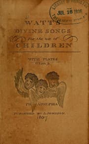 Tapa de Divine songs for the use of children