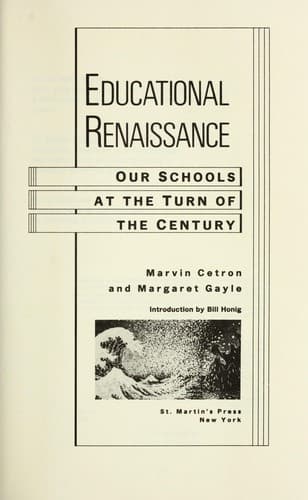 Tapa de Educational renaissance
