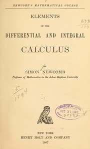 Tapa de Elements of the differential and integral calculus