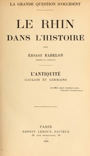 Tapa de Le Rhin dans l'histoire