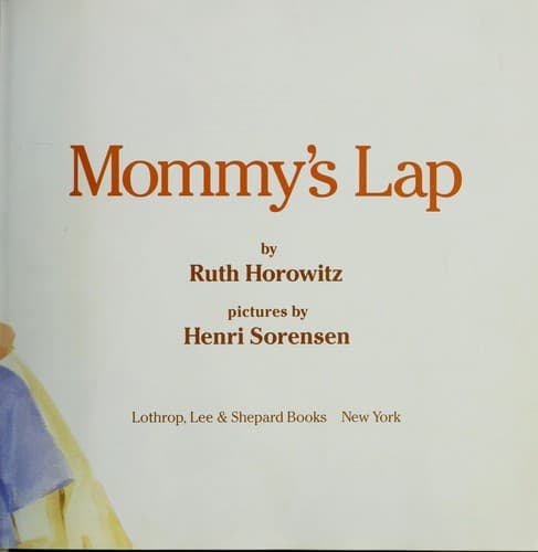 Tapa de Mommy's lap