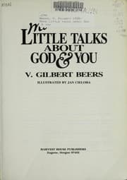 Tapa de More little talks about God & you