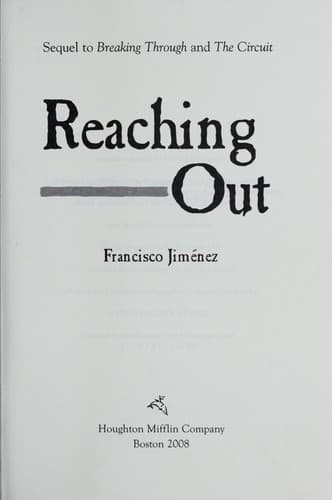 Tapa de Reaching out