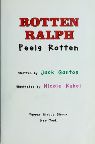 Tapa de Rotten Ralph feels rotten