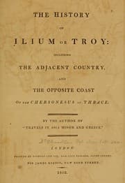 Tapa de The history of Ilium or Troy