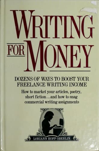 Tapa de Writing for money