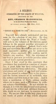 Tapa de A sermon suggested by the death of Daniel Webster