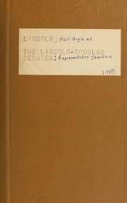 Tapa de The Lincoln-Douglas Debates