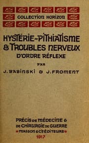 Tapa de Hystérie-pithiatisme et troubles nerveux d'ordre réflexe en neurologie de guerre