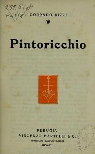 Tapa de Pintoricchio