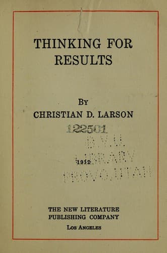 Tapa de Thinking for results