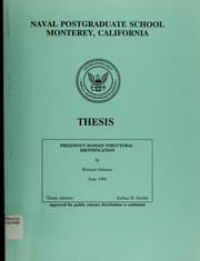 Tapa de Frequency domain structural identification