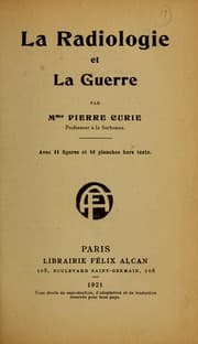 Tapa de La radiologie et la guerre