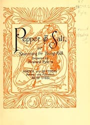 Tapa de Pepper & salt, or Seasoning for young folk