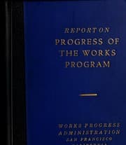 Tapa de Report on progress of the works program in San Francisco