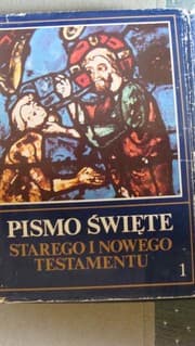 Tapa de Pismo Święte Starego i Nowego Testamentu.