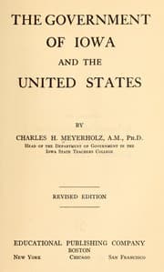 Tapa de The government of Iowa and the United States