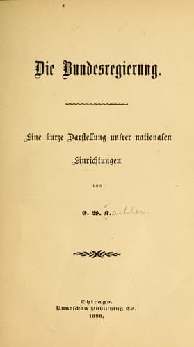 Tapa de Die bundesregierung