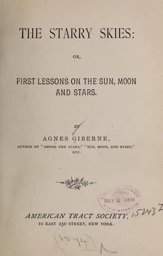 Tapa de The starry skies