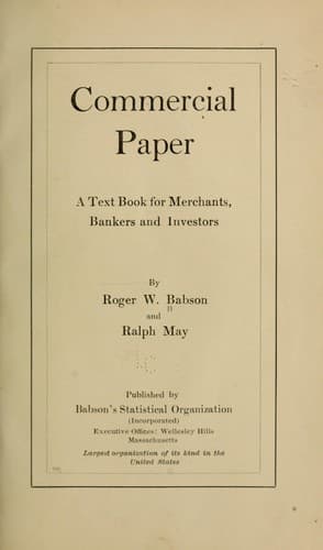 Tapa de Commercial paper