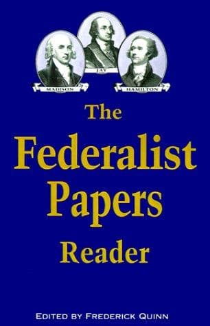 Tapa de The Federalist papers reader