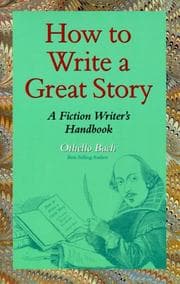 Tapa de How to write a great story