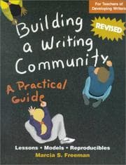 Tapa de Building a writing community