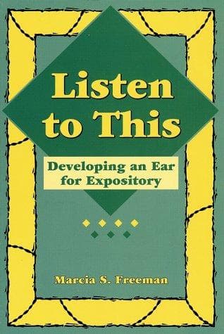 Tapa de Listen to this