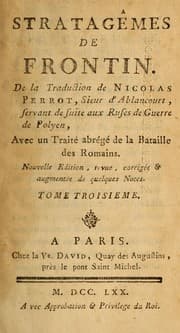 Tapa de Les ruses de guerre de Polyen